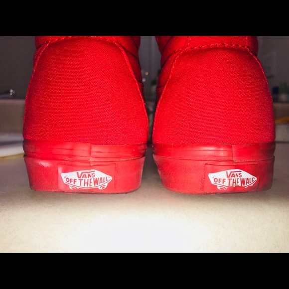 Vans Shoes - Red Sk8 Vans